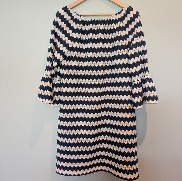 Trina Turk White and Navy Dress - Picture 6 of 7